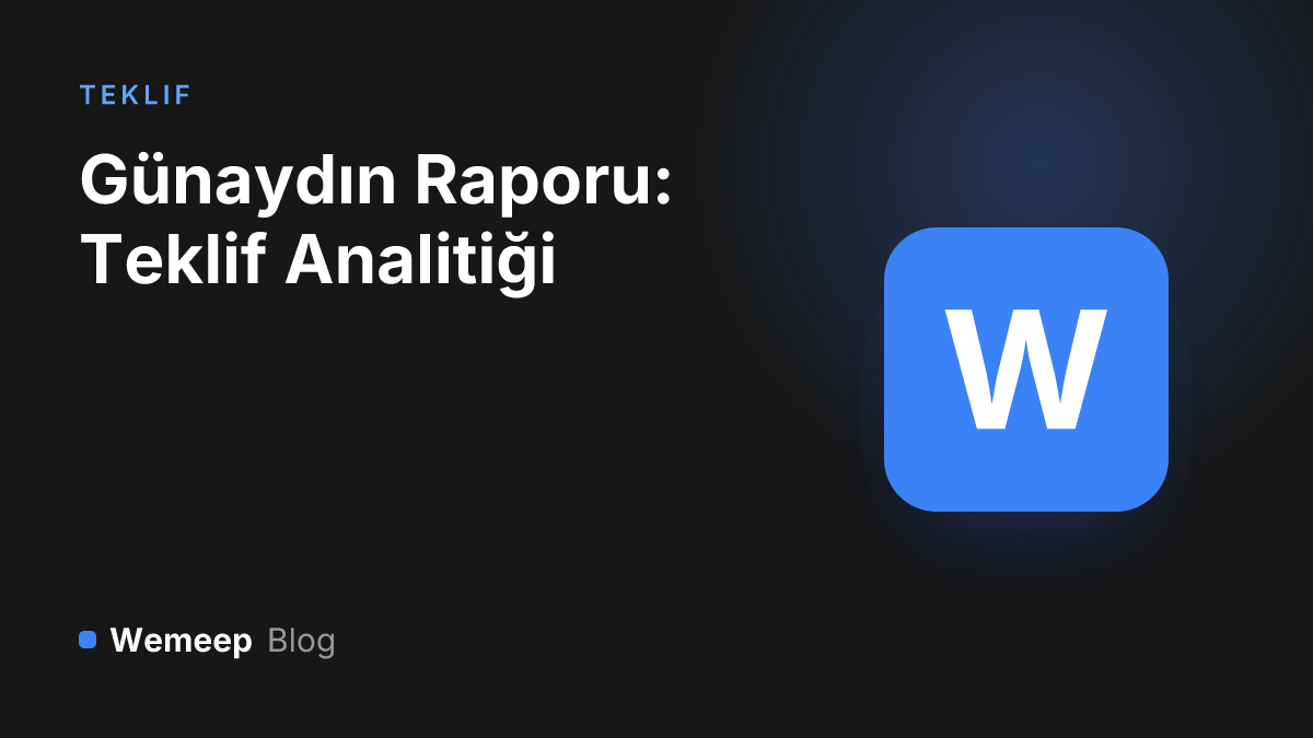 Teklif analitiği kapak görseli — çubuk grafik glifi
