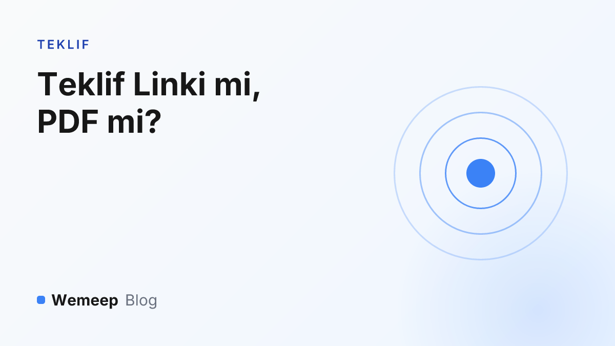 Teklif linki ile PDF karşılaştırması kapak görseli — link glifi