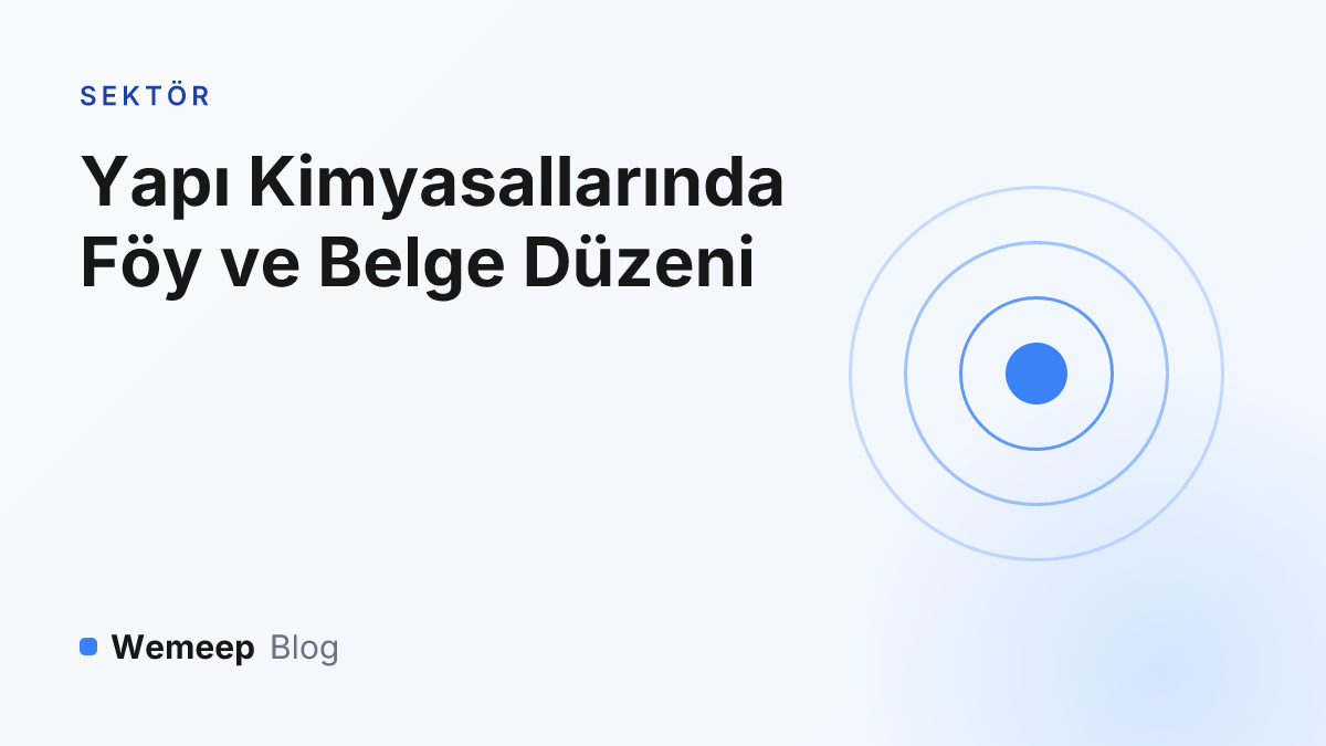 Yapı kimyasallarında föy ve belge düzeni kapak görseli — iç içe halkalar